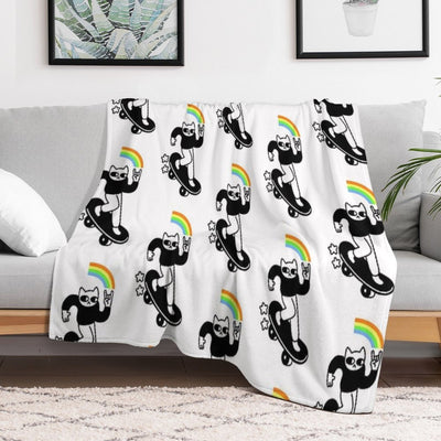 Coolest Cat Multi-functional Throw Blanket