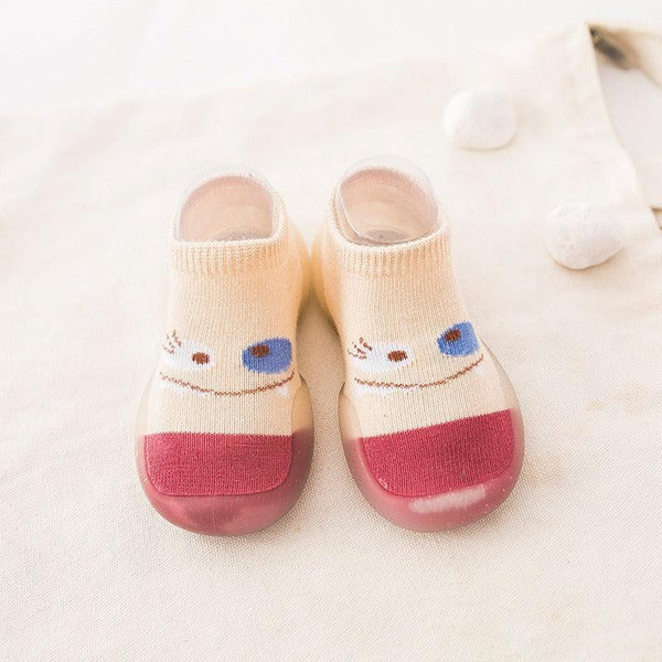 Spring and Autumn Children's Indoor and Outdoor Socks Shoes Baby Step Shoes Boys and Girls Summer Breathable Little Monster Wear resistant Board Shoes