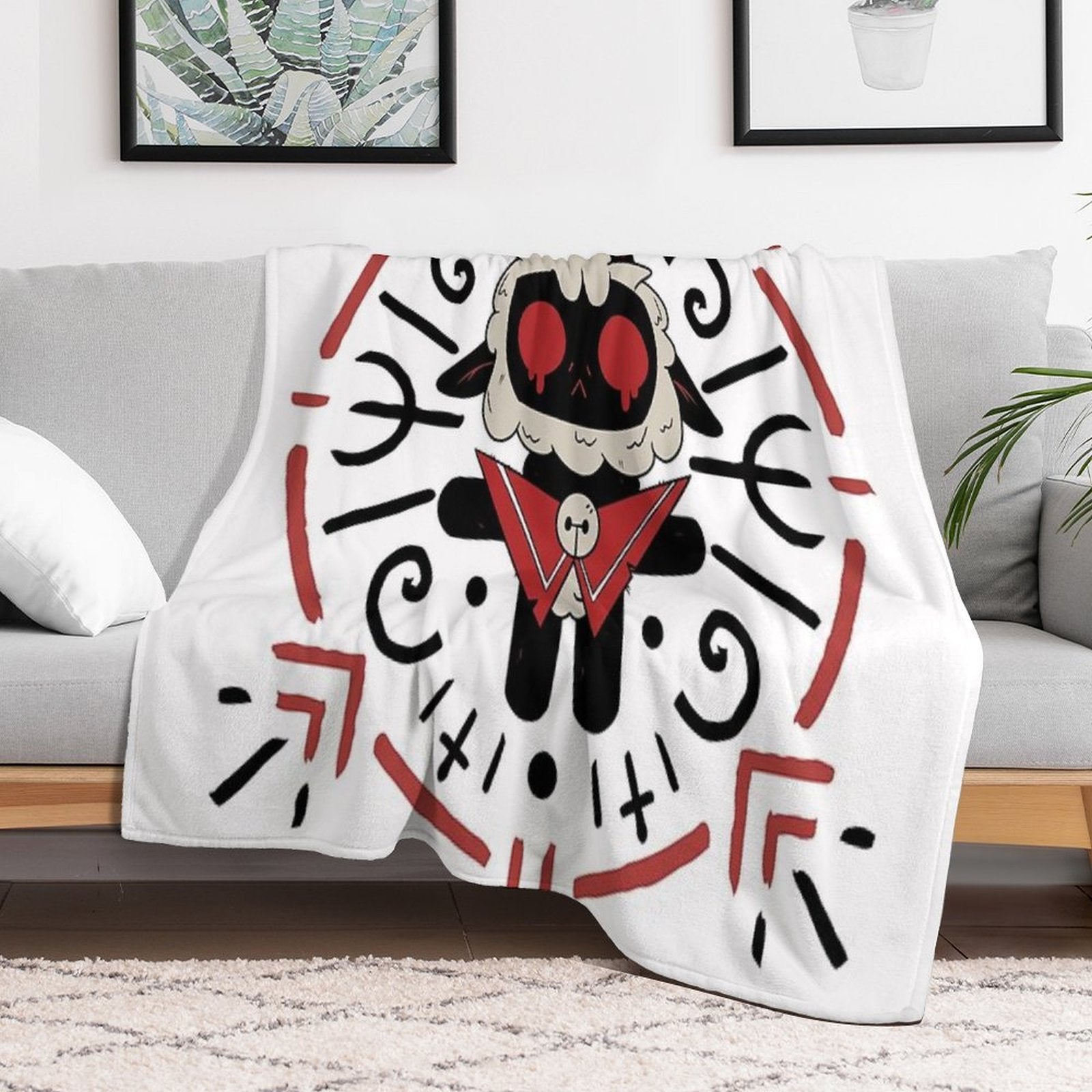 Cult Of The Lamb Magic Circle Durable Throw Blanket