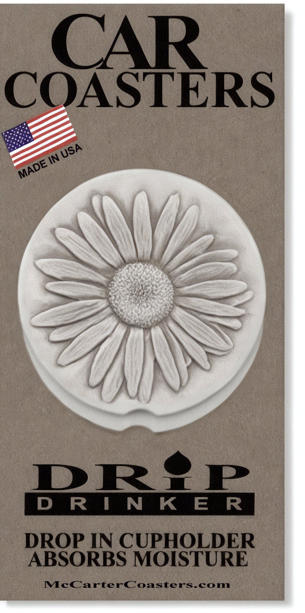 Daisy Car Coasters