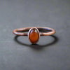 Copper Amber Ring - Warmth for the Heart and Spirit | By Blackbird & Sage