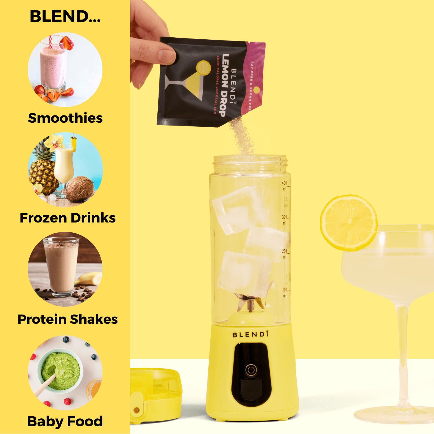 Pro+ Ice Crushing Portable Blender (17oz)