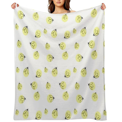 Fireflies, Lightning Bugs Throw Blanket