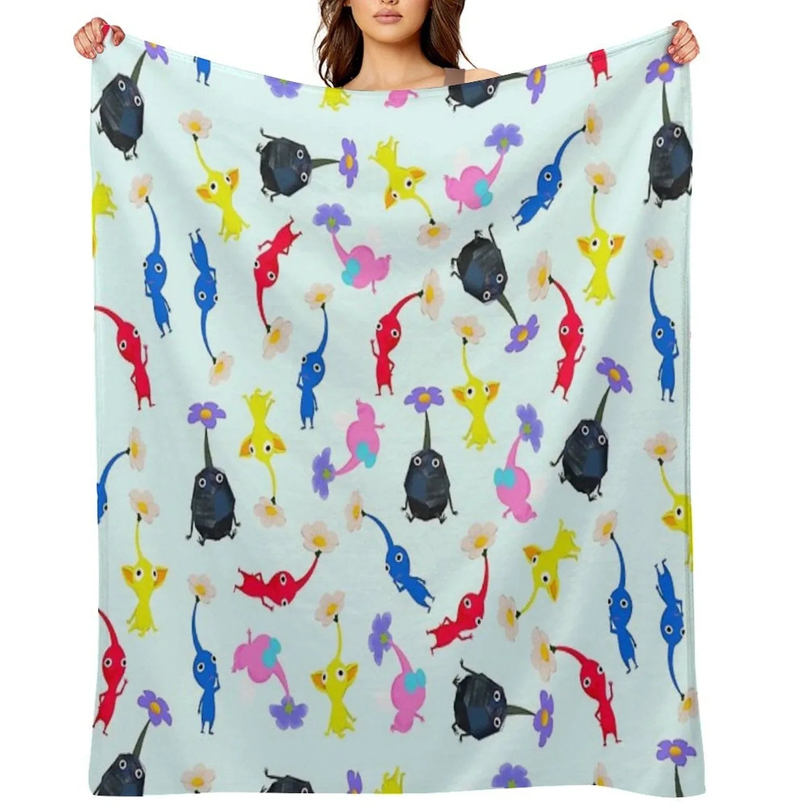 Pikmin Throw Blanket
