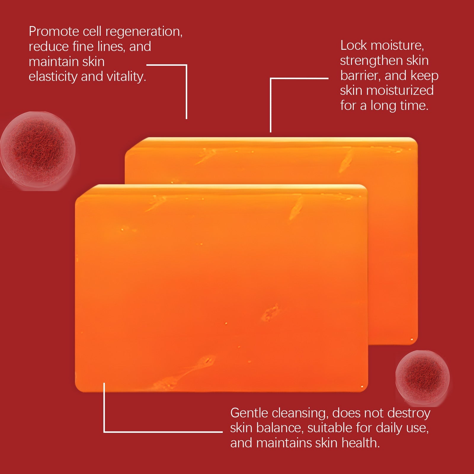 Body Cleansing Bath Soap Gently Cleanses Skin Translucent, Tender, Moisturizing And Refreshing Bath Soap