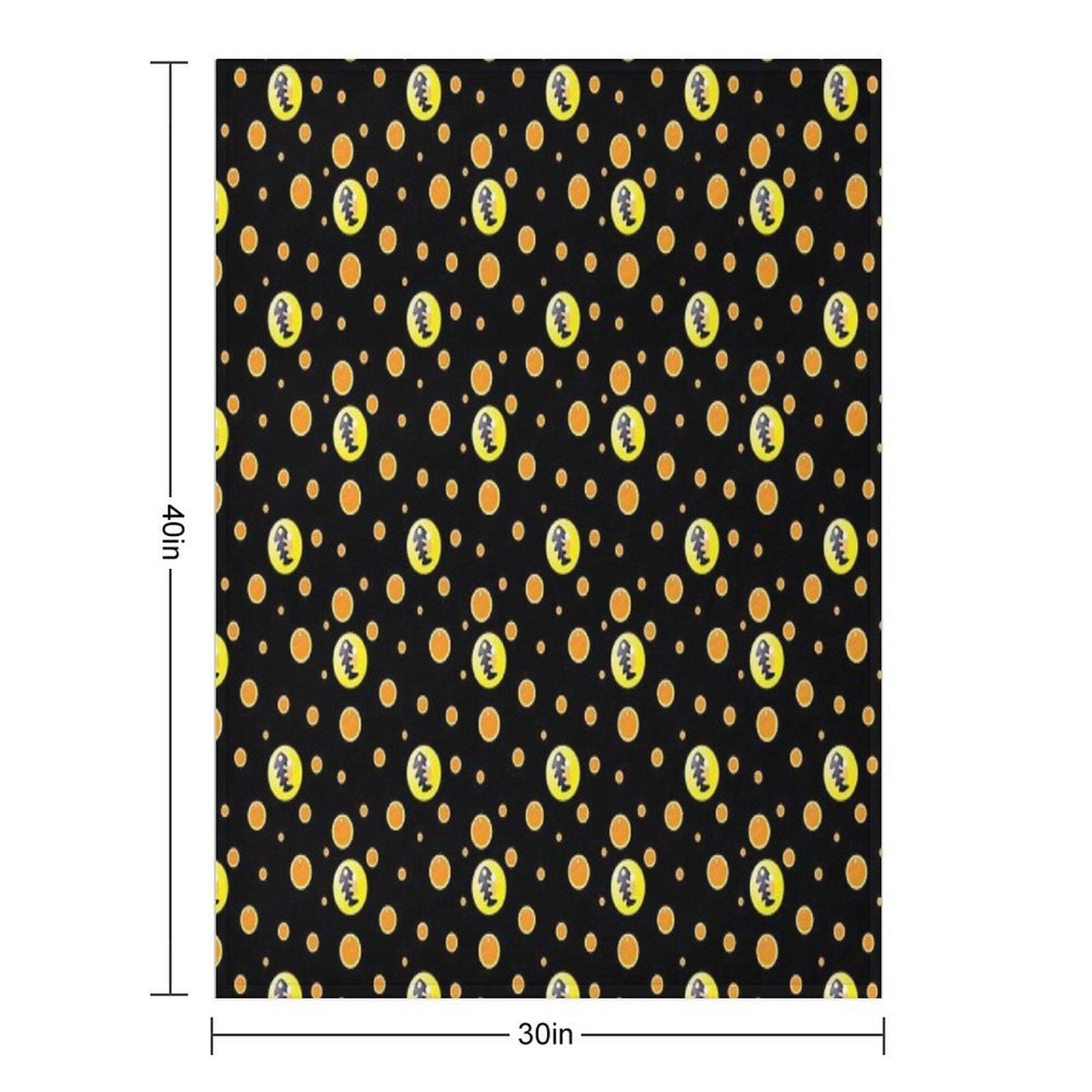 Salmon Egg Throw Blanket