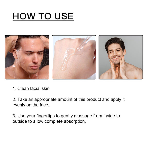 Anti-Wrinkle Serum For Men, Anti-Wrinkle Firming Skin Young Elastic Moisturizing Translucent Essence