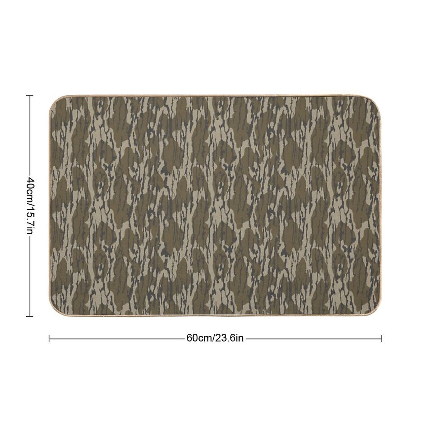 Everything Bottom Lands Camo Bath Mat BionZax