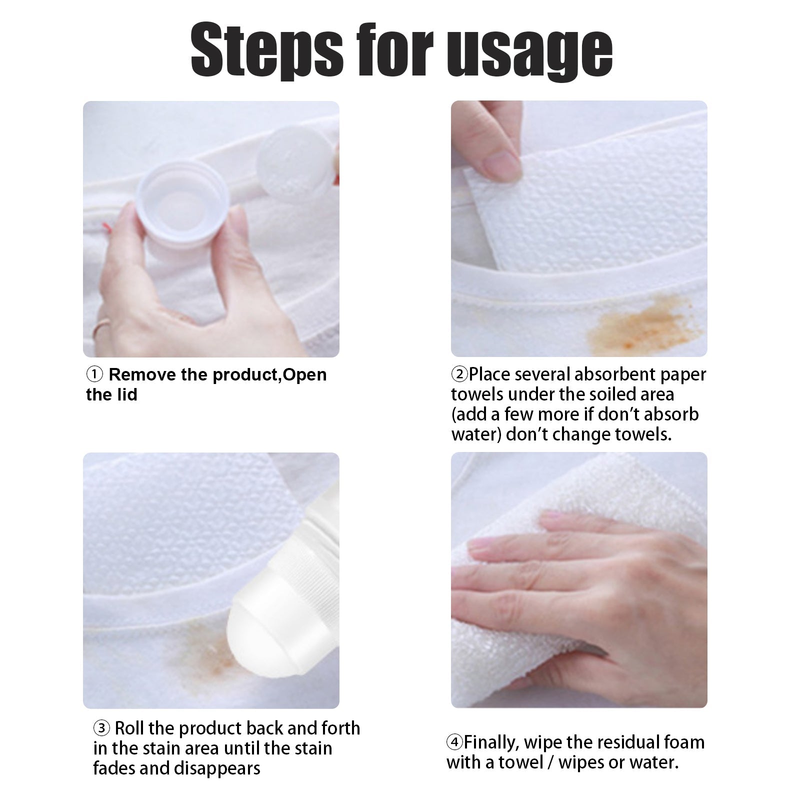 Clothes White Dry Cleaning Ball, Detergent Portable Cloth To Remove All Kinds Of Stains