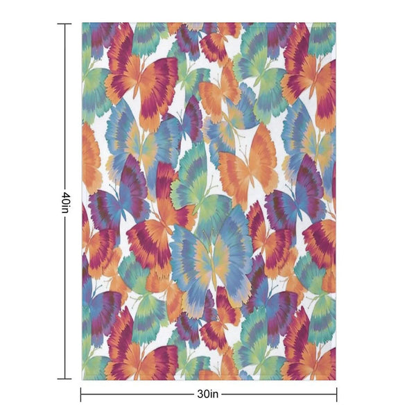 A Swarm of Butterflies Throw Blanket