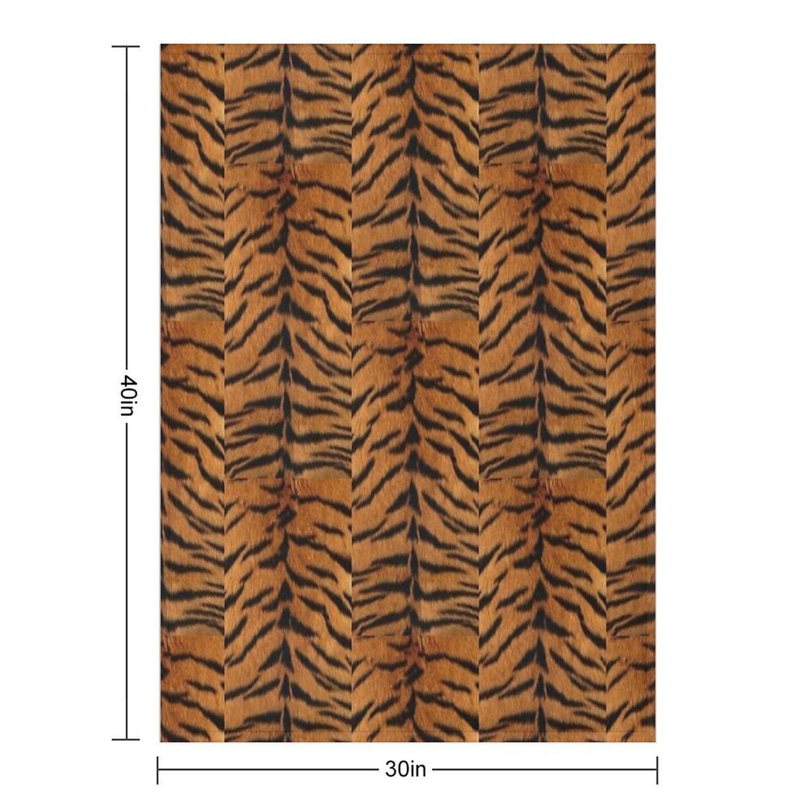 Tiger Fashion Jungle Gift-ready Throw Blanket