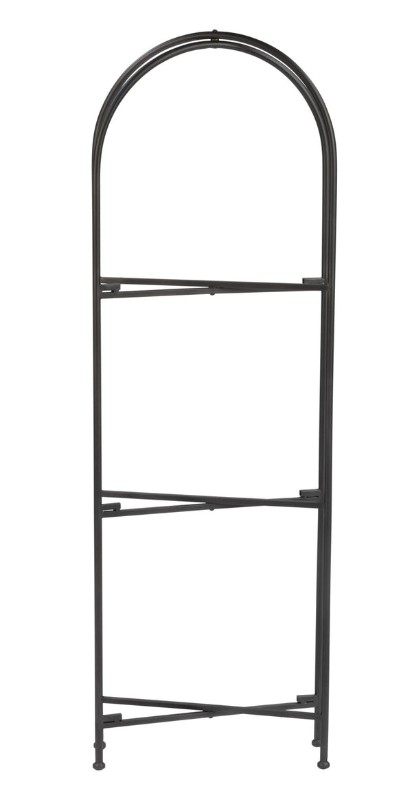 3 TIER WOOD & METAL SHELF