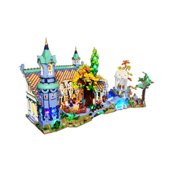 LP building block lighting suitable for LEGO Lord of the Rings 10316 Yugu Rivendell Castle LED remote control lighting