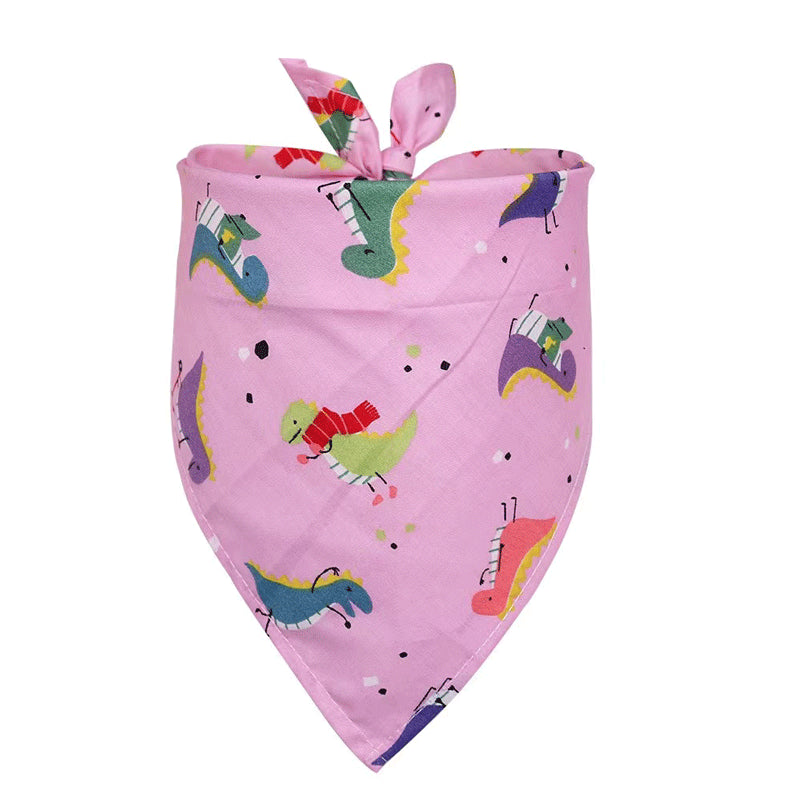 Pet Accessories Summer Pet Drool Towel Fruit Style Pet Scarf Pure Cotton Dog Triangle Scarf