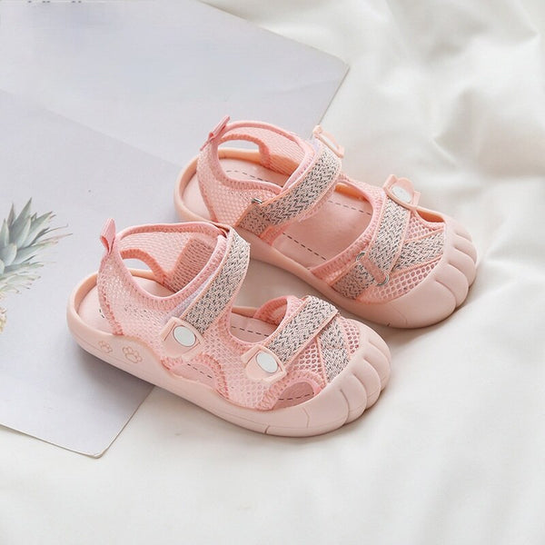 Brand Children's Cotton Sandals Comfortable Men's and Women's Slippers Delicate Baby Garden Shoes Beach Shoes Little Girl Shoes