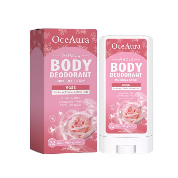 Whole Body Deodorant, Rose Fragrance Naturally Refreshing Lighten Underarm Odor Lasting Fragrance