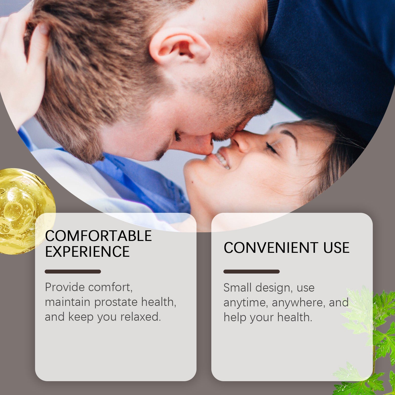 Men's Treatment Spray Men's Daily Exercise Body Relief Discomfort Mild Ingredient Comfort Spray