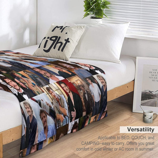 Pedro Pascal Machine-washable Throw Blanket