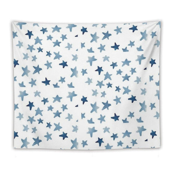 Blue Stars Tapestry