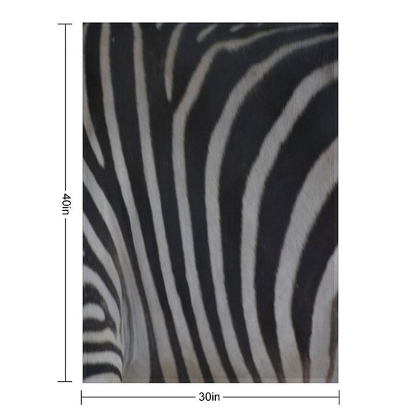 Zebra Stripes Eco-conscious Throw Blanket