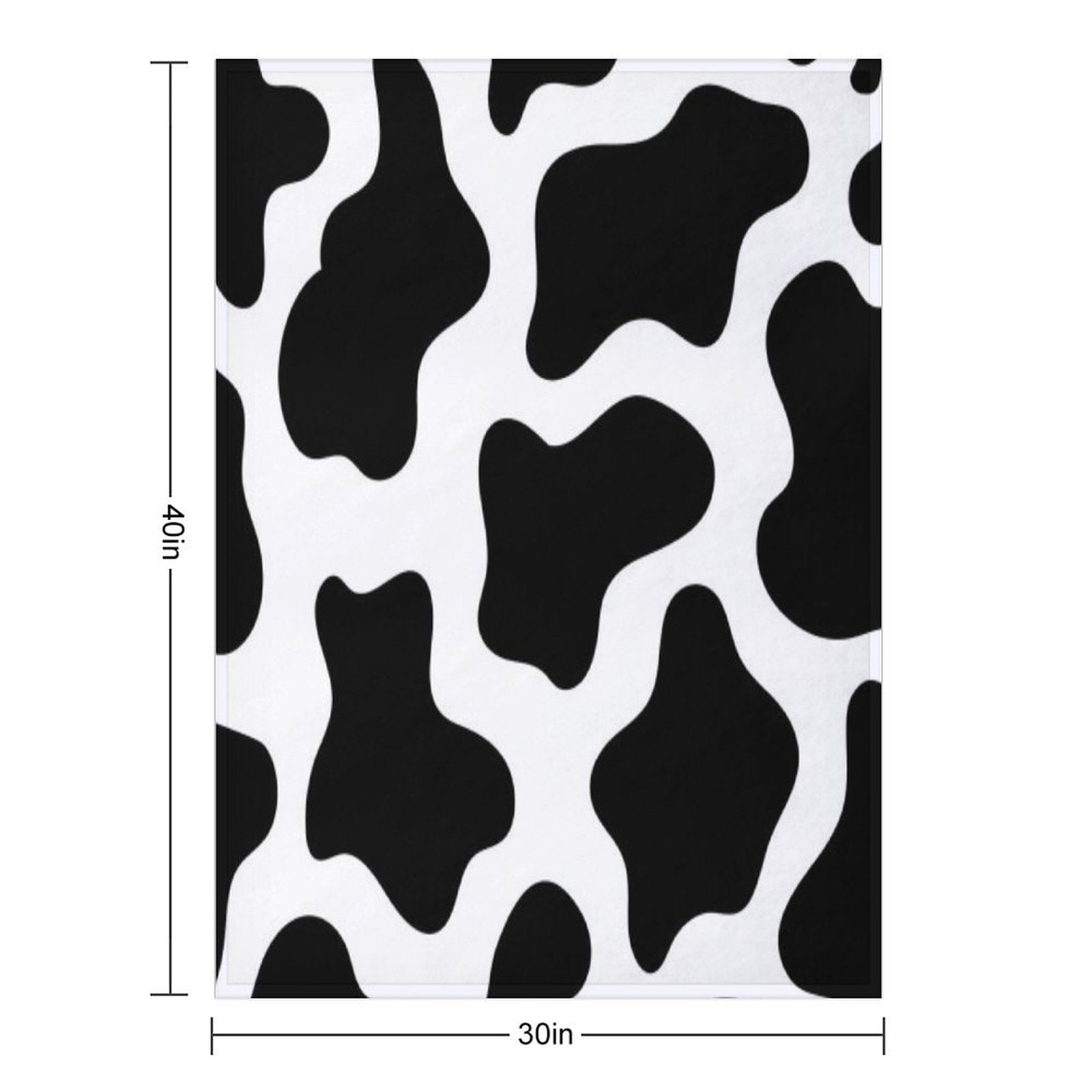 Cow Print All-season Throw Blanket