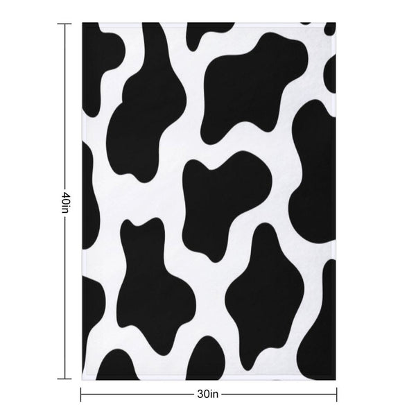 Cow Print All-season Throw Blanket