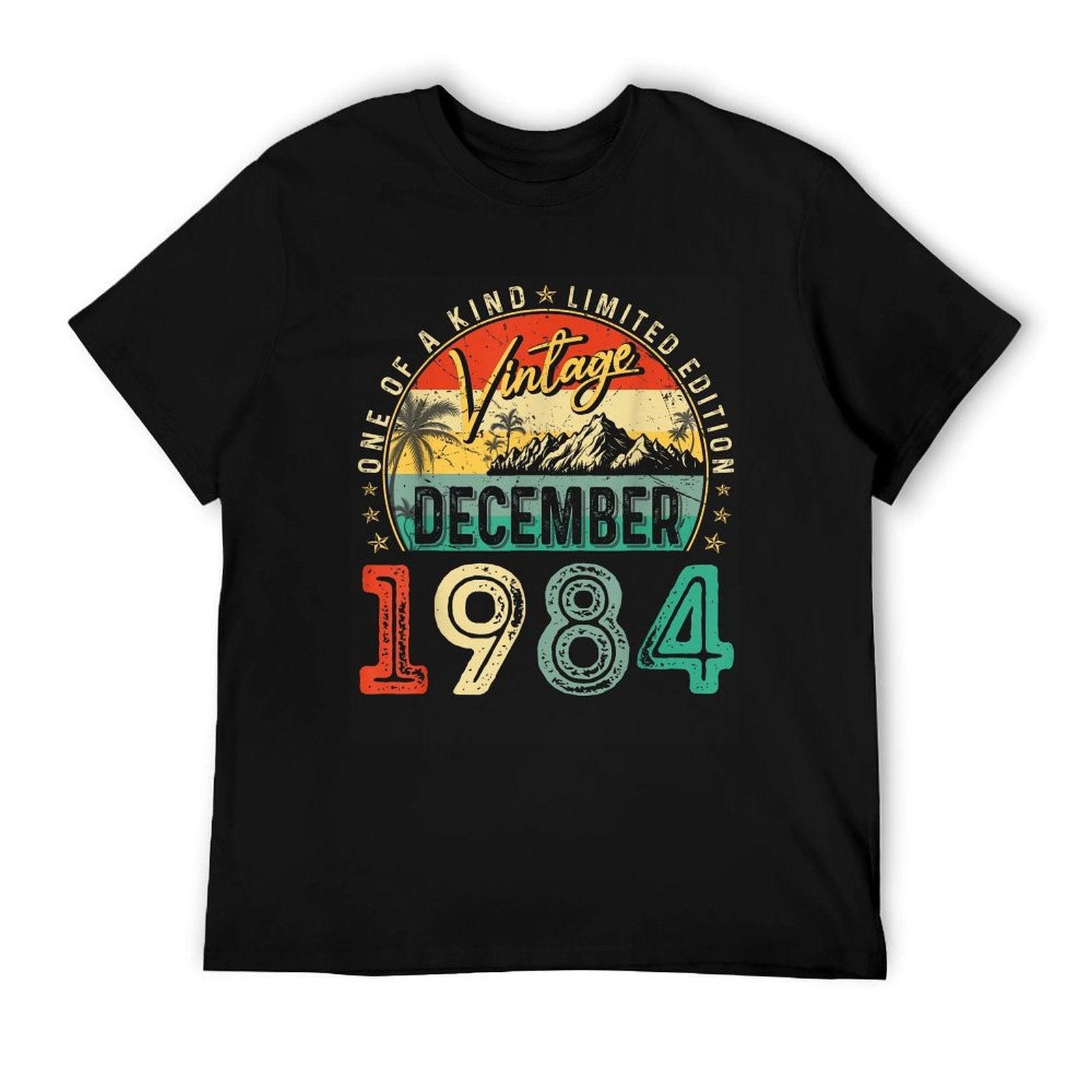 Vintage 40th Birthday Gift Vintage December 1984 Men Women  Odor-resistant T-Shirt