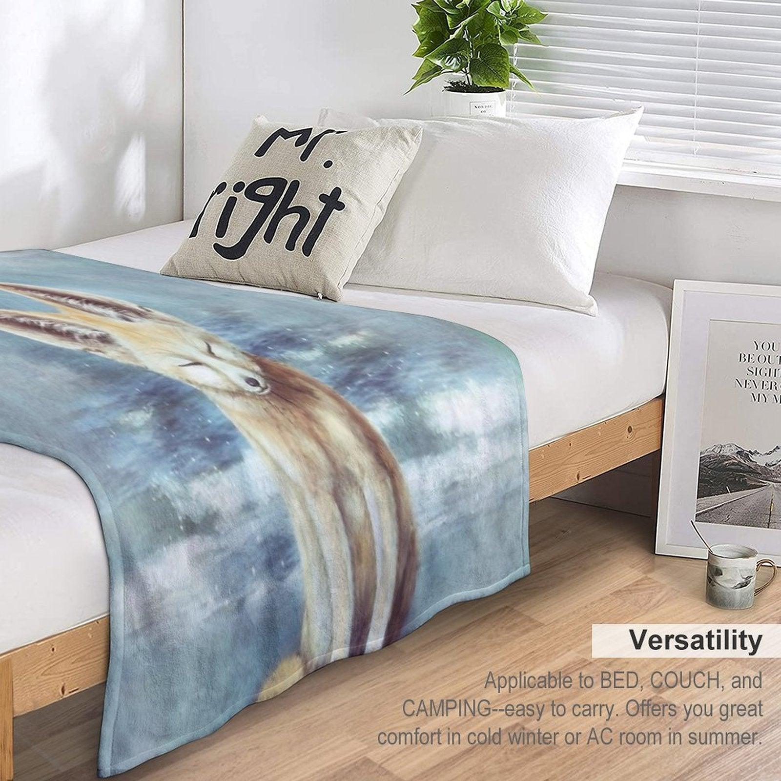 A Fennec's Dream Throw Blanket