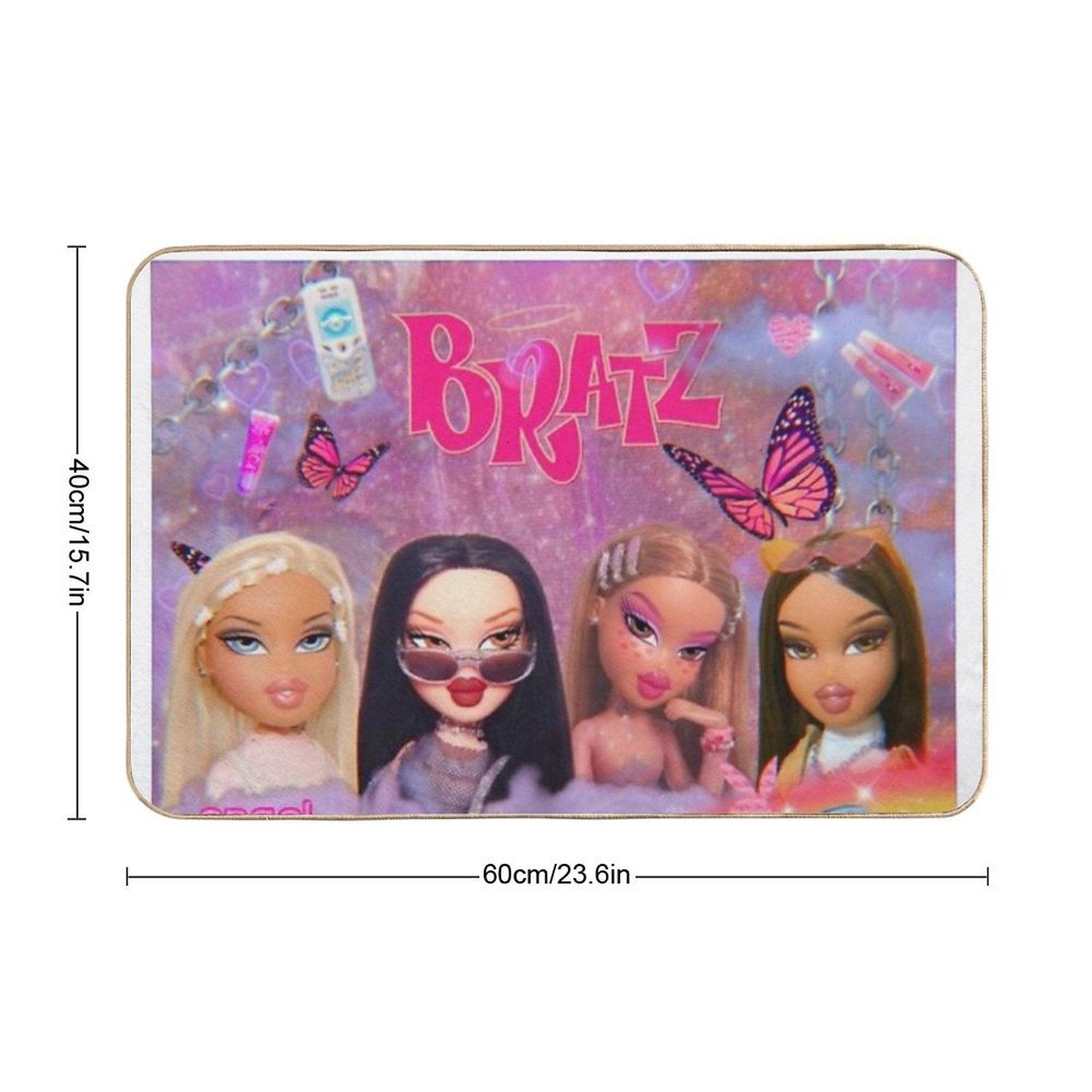 Y2k Bratz Collage Bath Mat