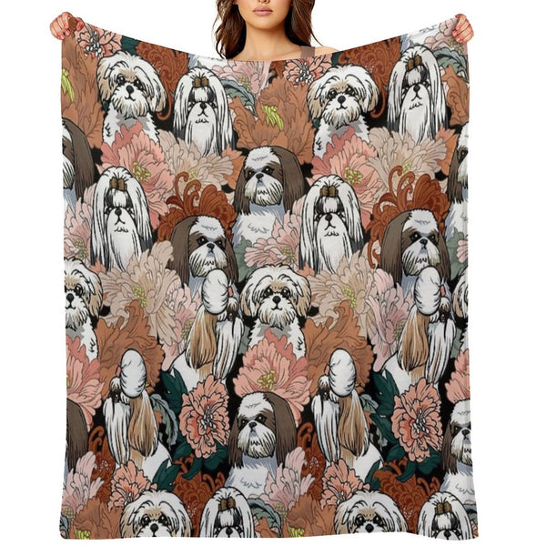 Because Shih Tzu Gift-ready Throw Blanket