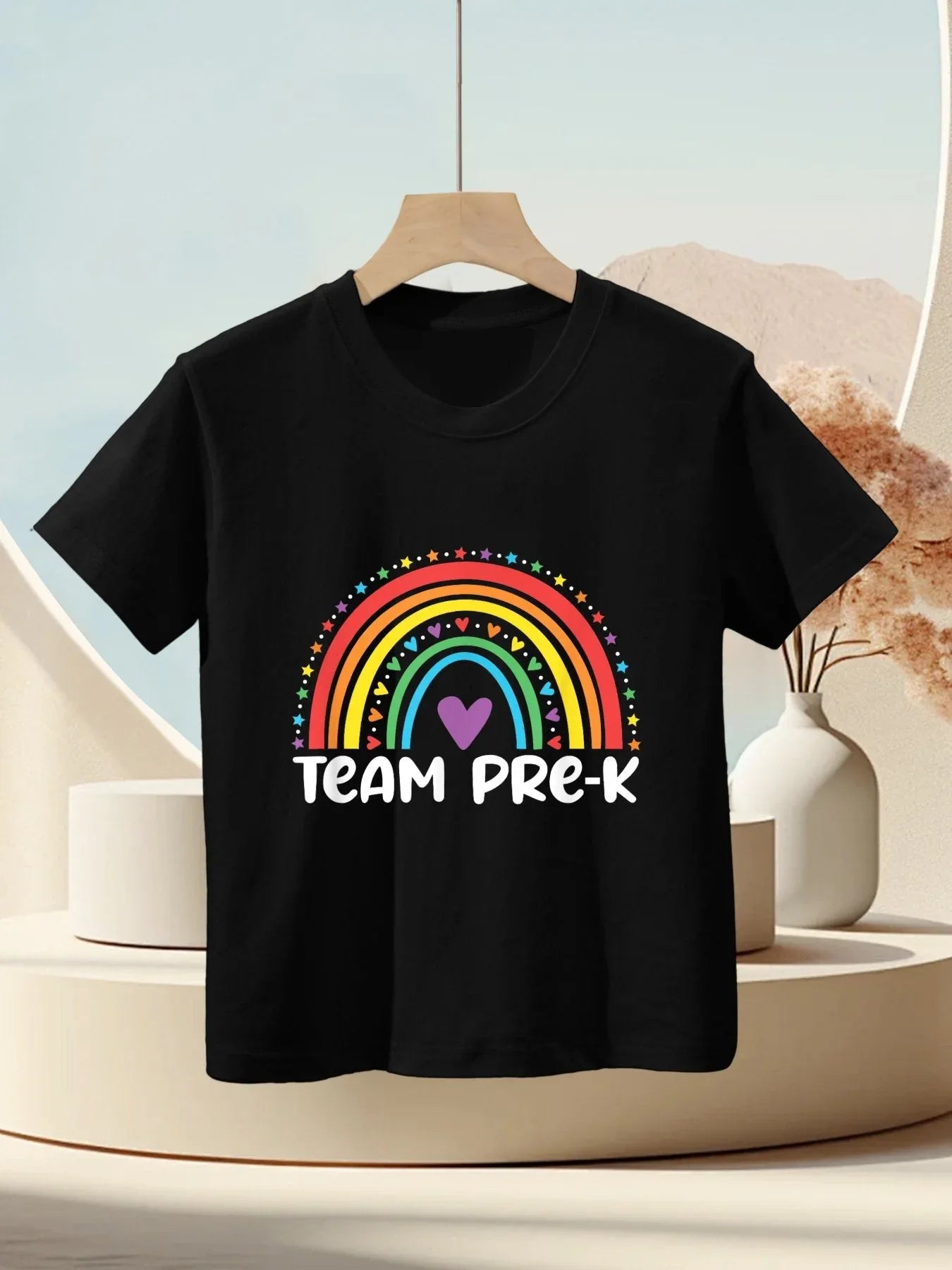 Team Pre-K Teacher Crew Squad Hello Back School Graduation Kids T-Shirt