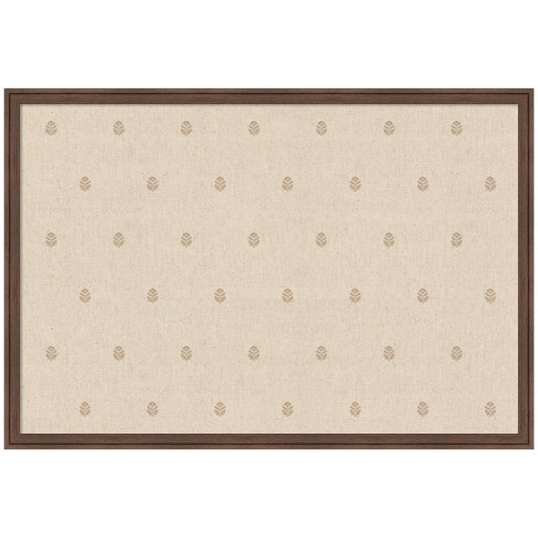 Pinboard Beige Botanical Block Print
