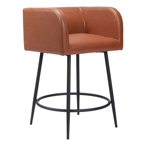 Horbat Counter Stool (Set of 2) Brown