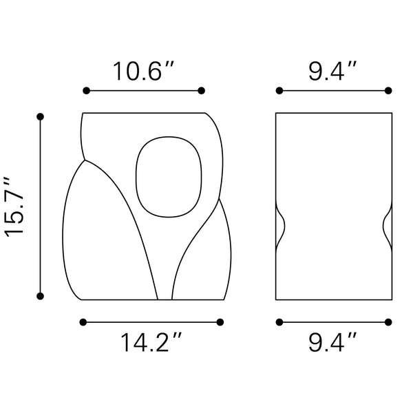 Trung Side Table Black