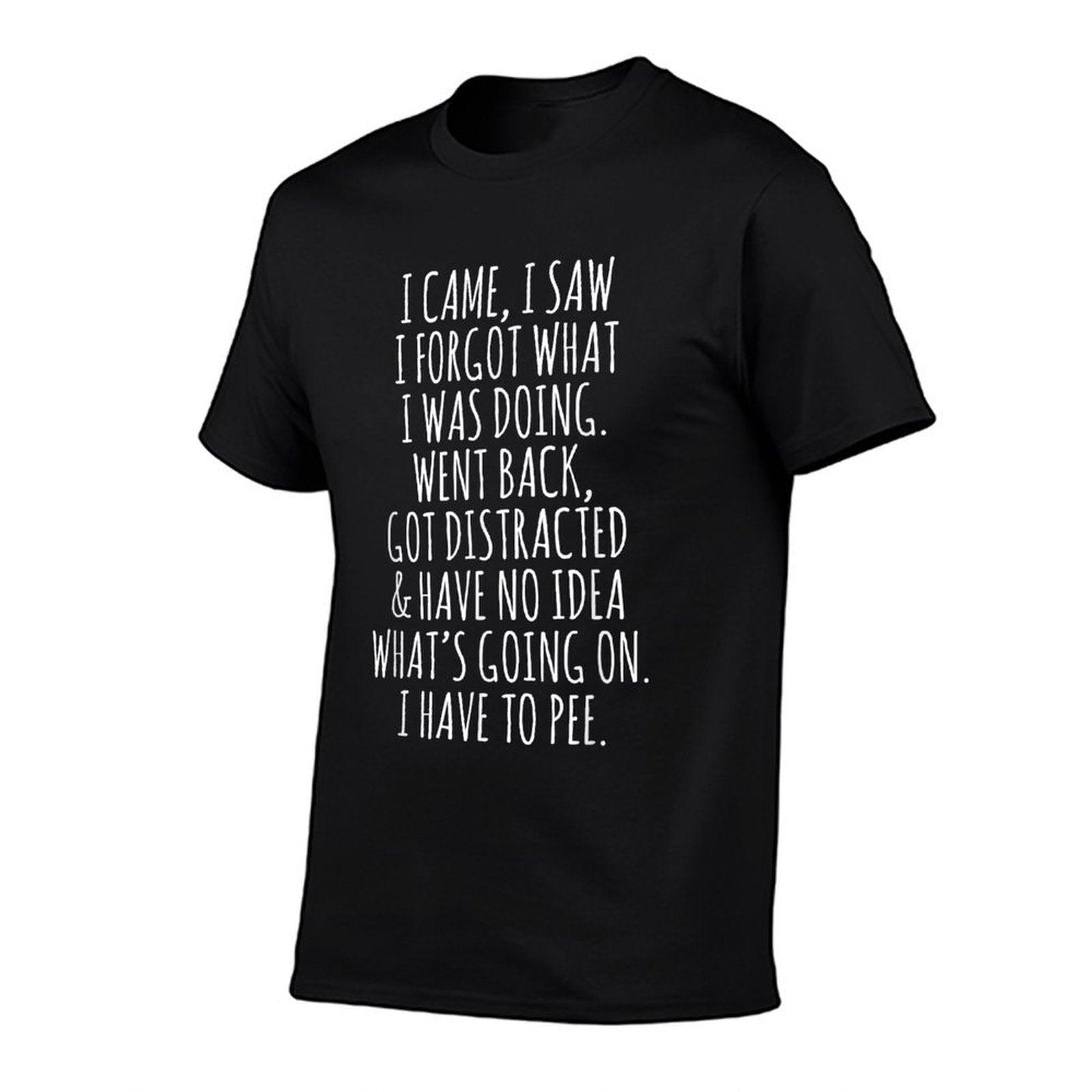 Funny Senior Citizen I Came I Saw I Forgot What I Was Doing T-Shirt