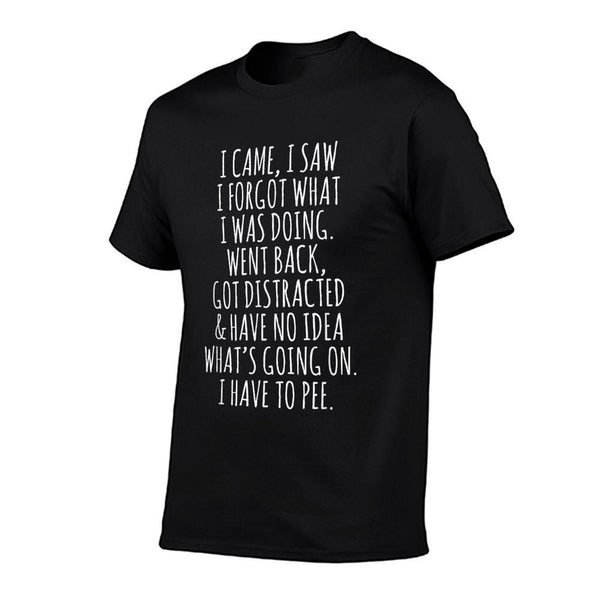 Funny Senior Citizen I Came I Saw I Forgot What I Was Doing T-Shirt