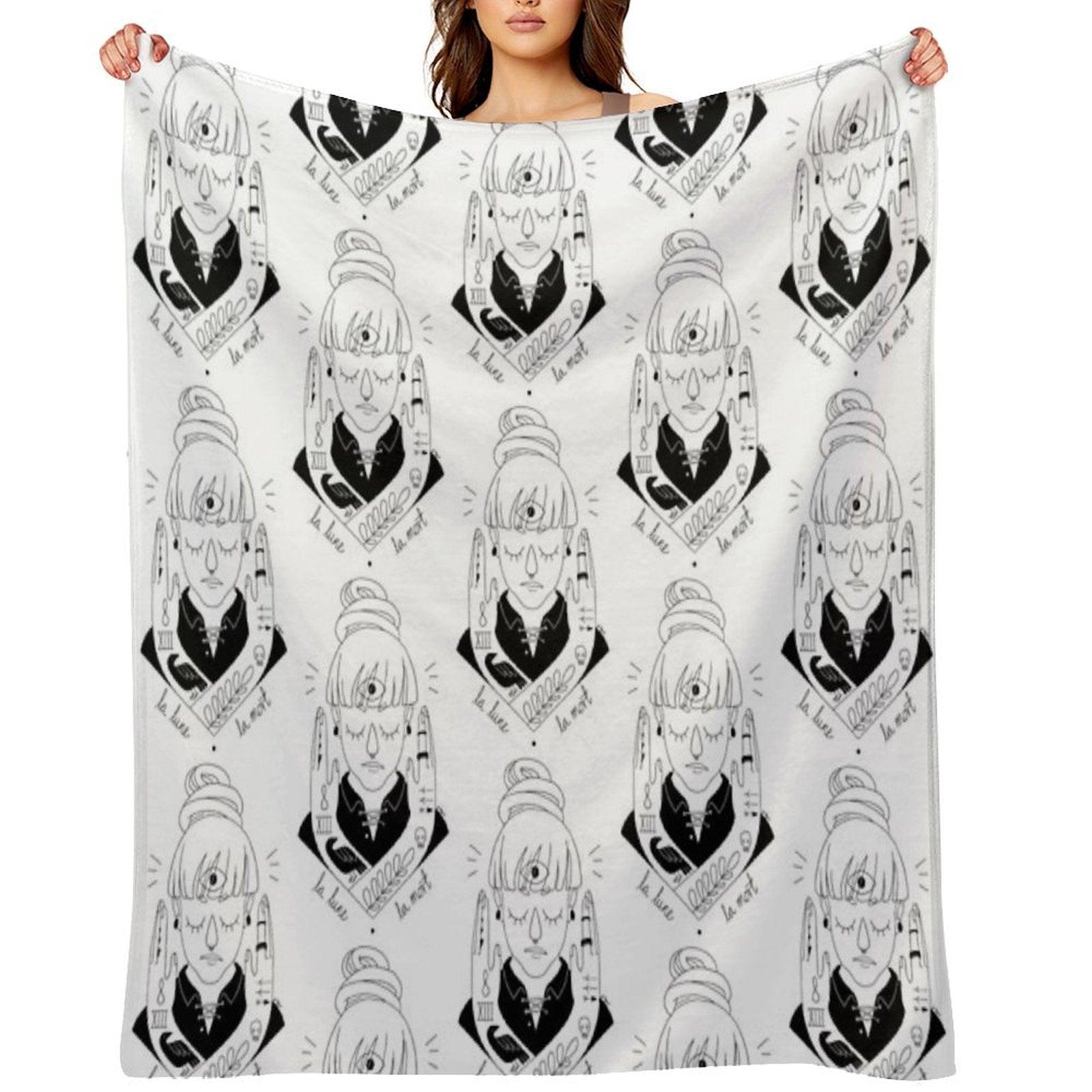 Moon  Death Throw Blanket