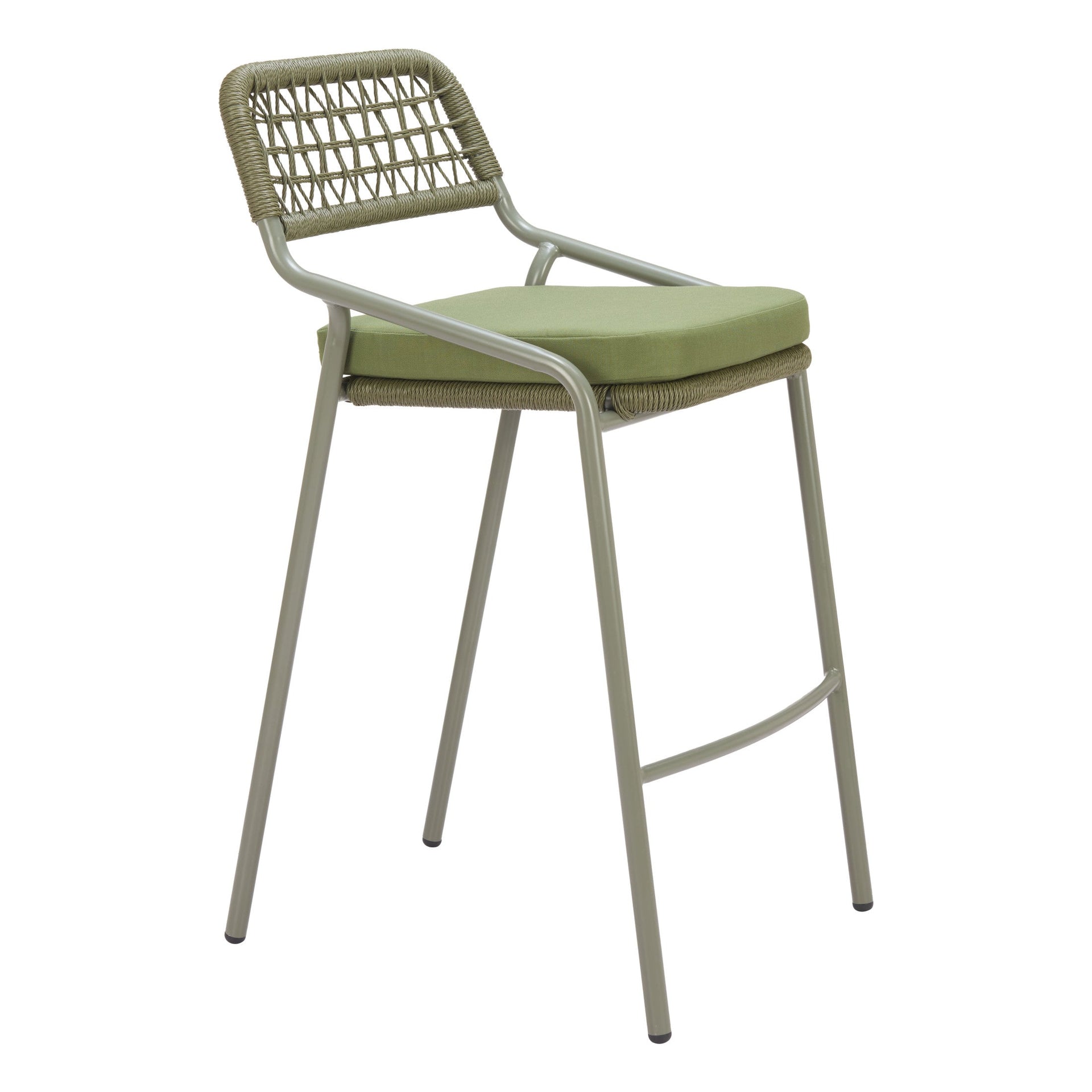 Zuo Modern Rio Barstool (Set of 2) Green