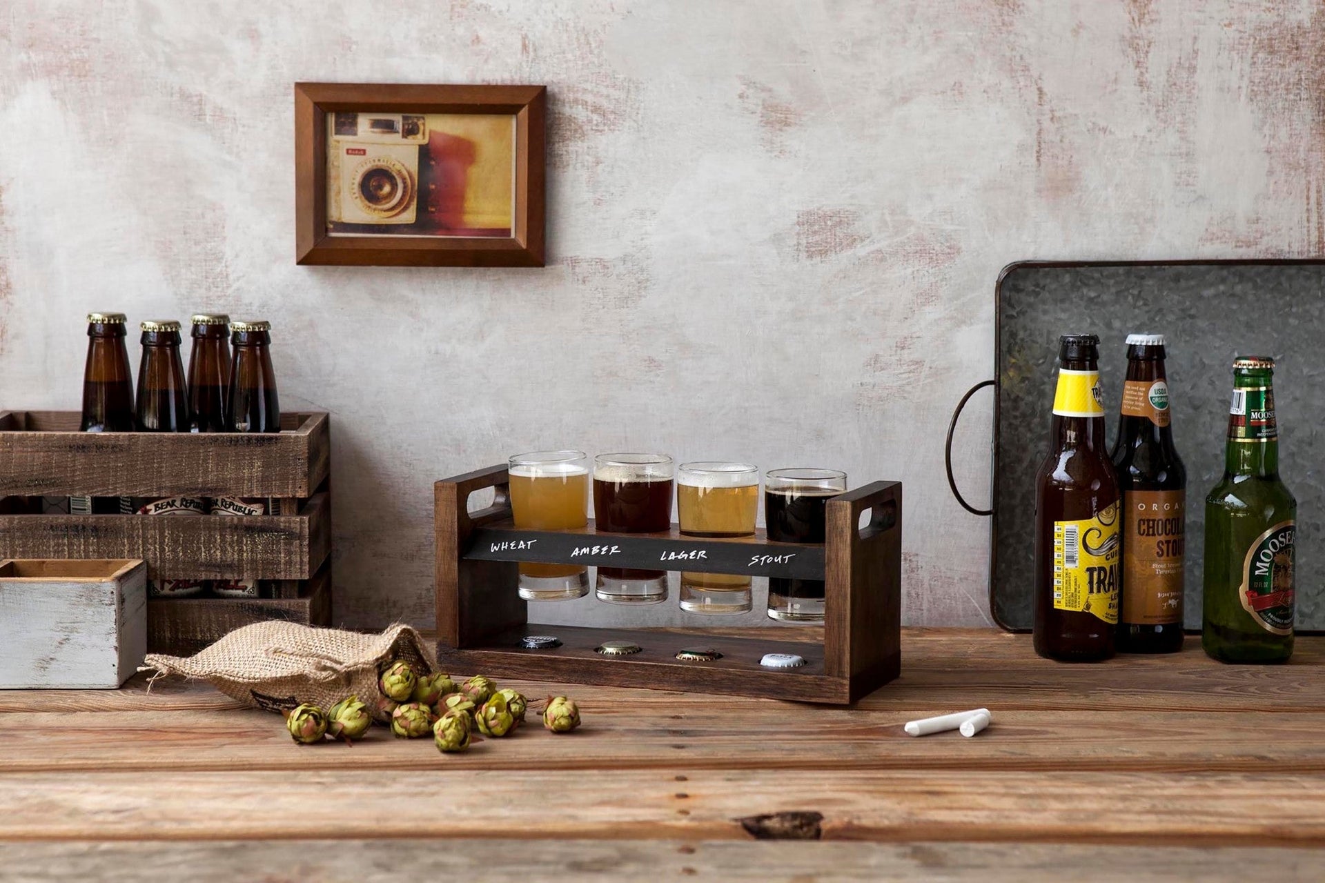 Craft Beer Flight Beverage Sampler Picnic Time Family of Brands