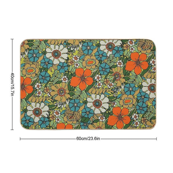 70s Plate Bath Mat
