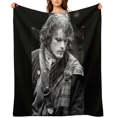 Jamie Fraser Outlander Easy Care Throw Blanket
