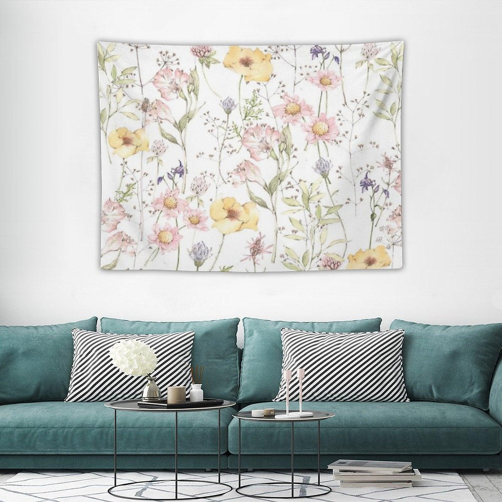 Pretty Wildflowers Tapestry