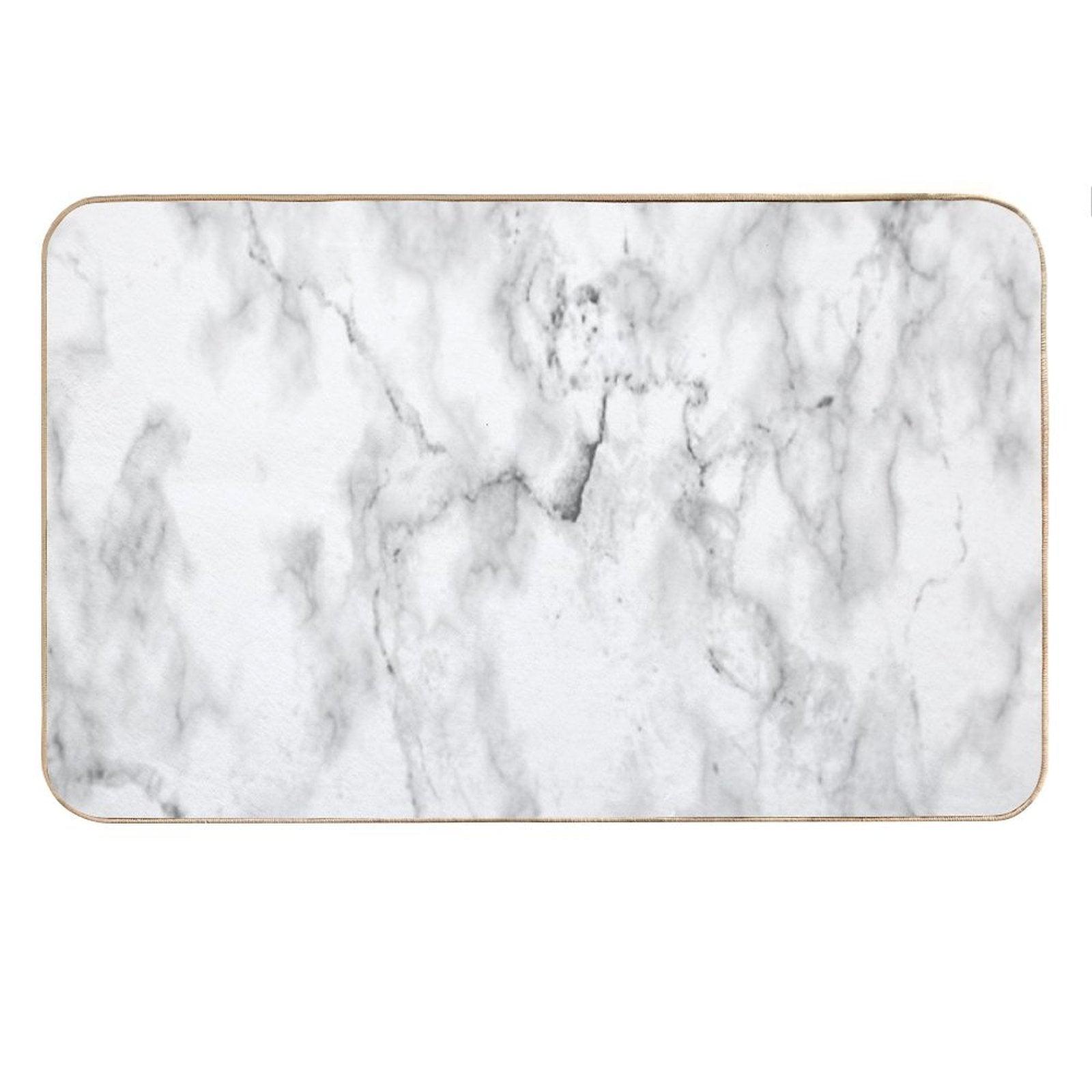Carrara Marble Bath Mat