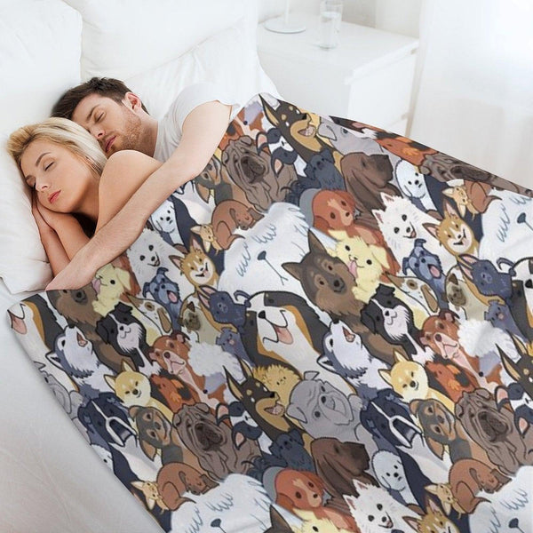 Pupper Party Throw Blanket