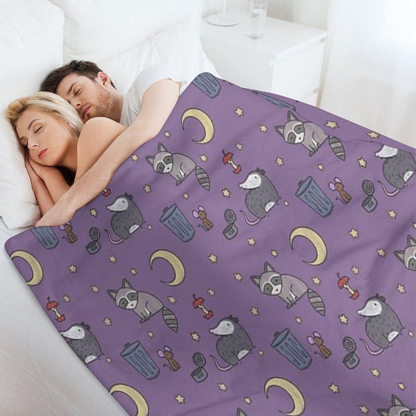 Trash Gang Throw Blanket