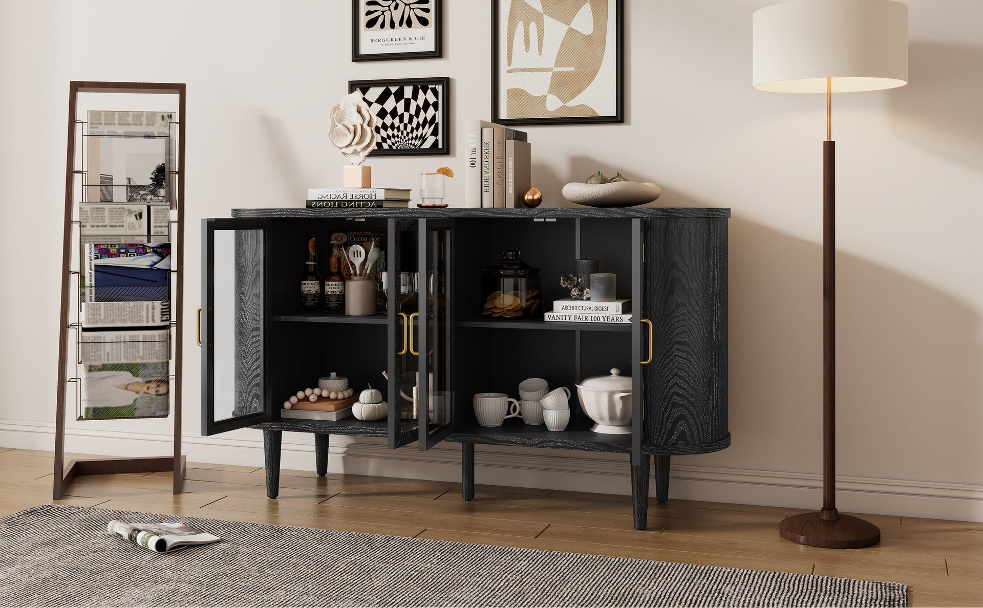 Farmhouse Sideboard Cabinet with Storage BLAKHOM