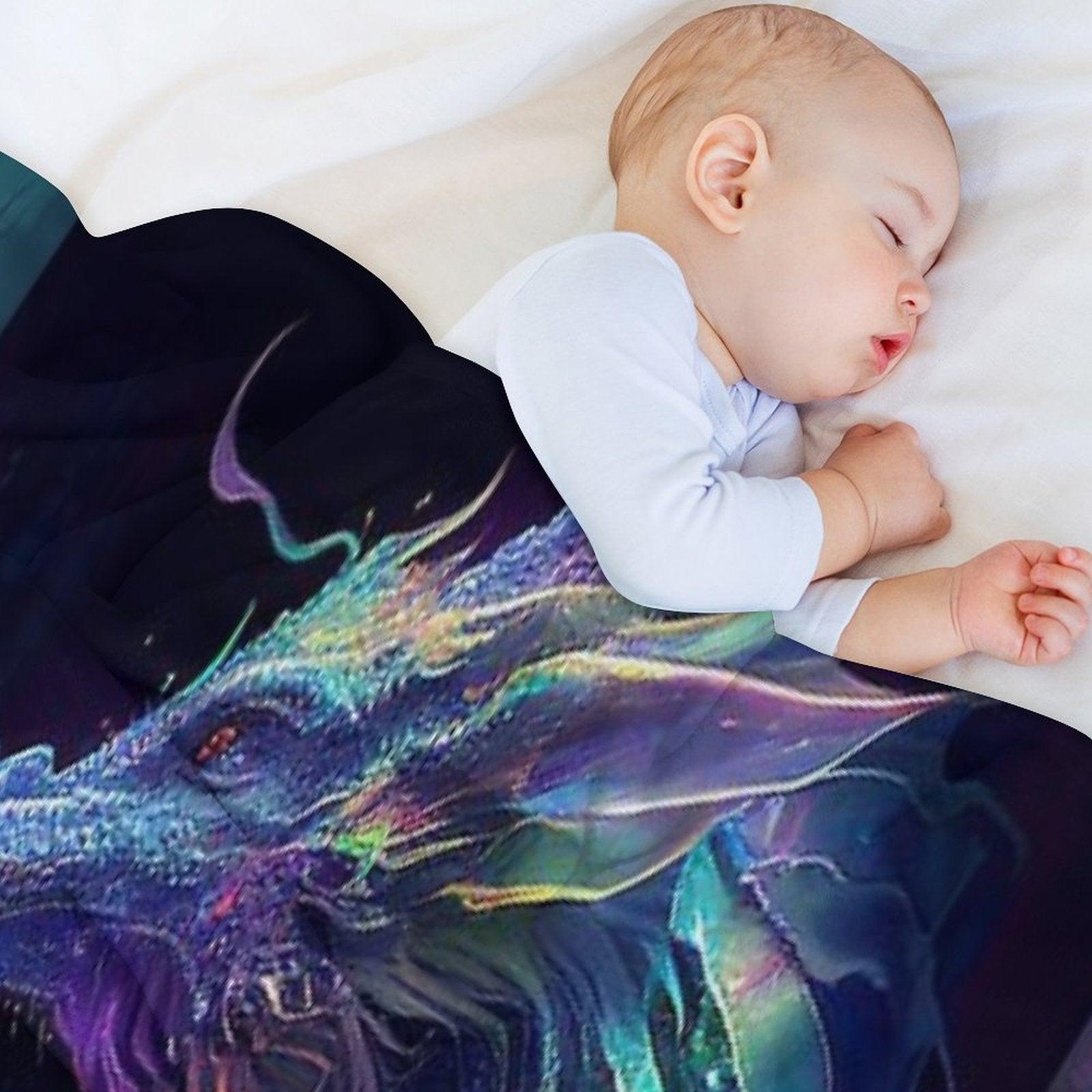 Celestial Dragon Throw Blanket