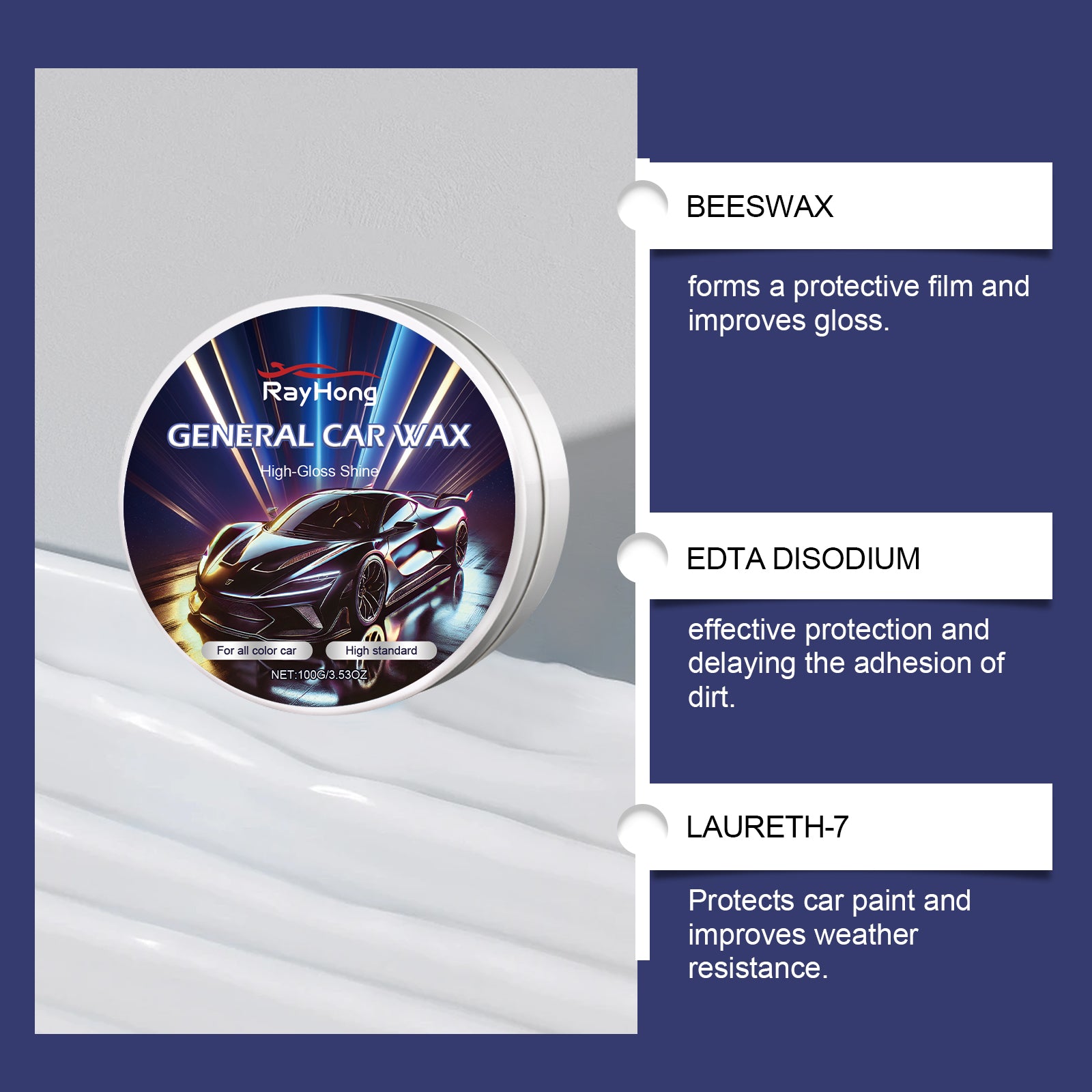 Car Paint Maintenance Cream Car Paint Scratch Care Polishing Waxing Cream Repair Tool