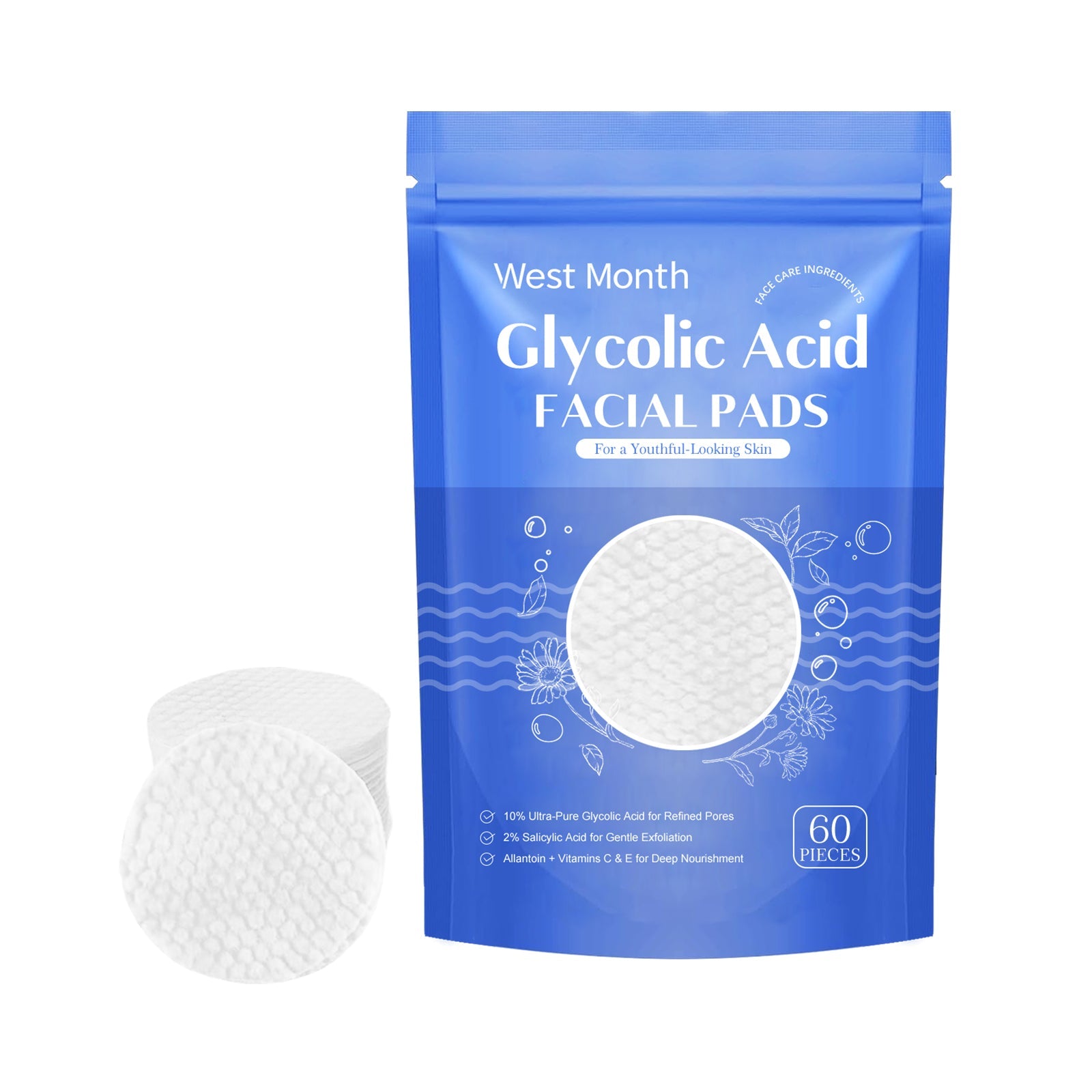 Salicylic Acid Cleansing Pad Gently Cleanses Facial Skin Hydrating Skin Care Cleanser
