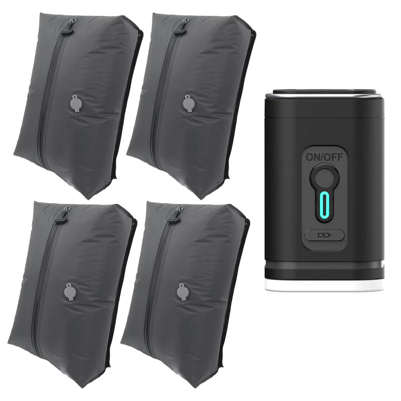 Travel essentials: Vacuum bags, luggage, clothes boxes, packing bags, accessories, compression cubes